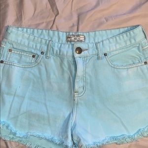 Free People High waist shorts
